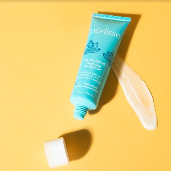 NIB Purlisse Blue Lotus Balancing Moisturizer Hydrates & Balances Skin - Picture 2 of 14